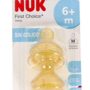 TETINA NUK ANCHA FC 2M LATEX BI. 2UDS.