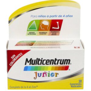 MULTICENTRUM JUNIOR COMPRIMIDOS